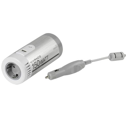 Vivanco 35990 power adapter/inverter Auto 150 W Grey 4008928359909 35990 (4008928359909) Strāvas pārveidotājs, Power Inverter