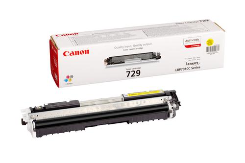 Canon Cartridge 729 Yellow toneris