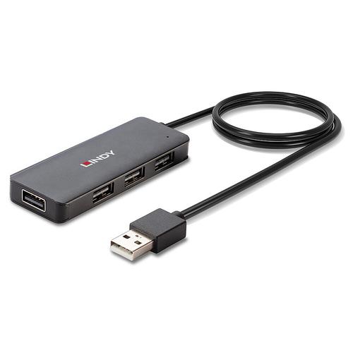 Lindy 4 Port USB 2.0 Hub, USB hub USB centrmezgli