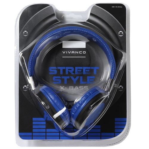 Vivanco COL 400 Headphones Head-band 3.5 mm connector Blue 4008928348811 austiņas