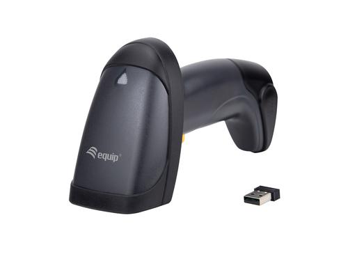 Equip Barcode Handscanner Laser Wireless USB         schwarz svītru koda lasītājs