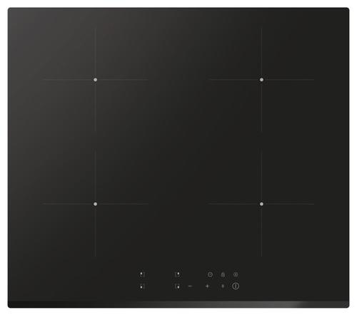 Hoover HI624TCT/1 Black Built-in 60 cm Zone induction hob 4 zone(s) 8059019071442 33803313 (8059019071442) plīts virsma