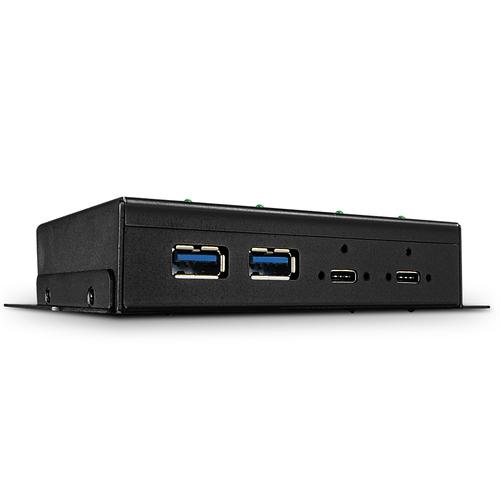 Lindy 4 Port USB 3.2 Gen 2 Type C Metal Hub 4002888430944 43094 (4002888430944) USB centrmezgli