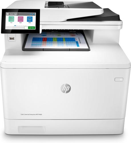 HP Color LaserJet Enterprise MFP M480f, Color, Printer for Business, Print, copy, scan, fax, Compact Size; Strong Security; Two-sided printi printeris