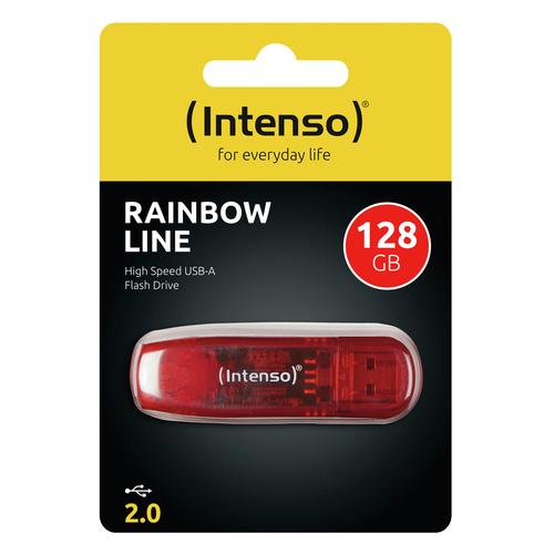 Intenso Rainbow Line       128GB USB Stick 2.0 USB Flash atmiņa