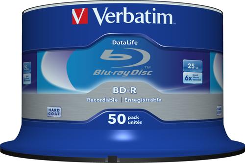 Verbatim Datalife 6x BD-R 25 GB 50 pc(s) 0023942438380 43838 (0023942438380) matricas