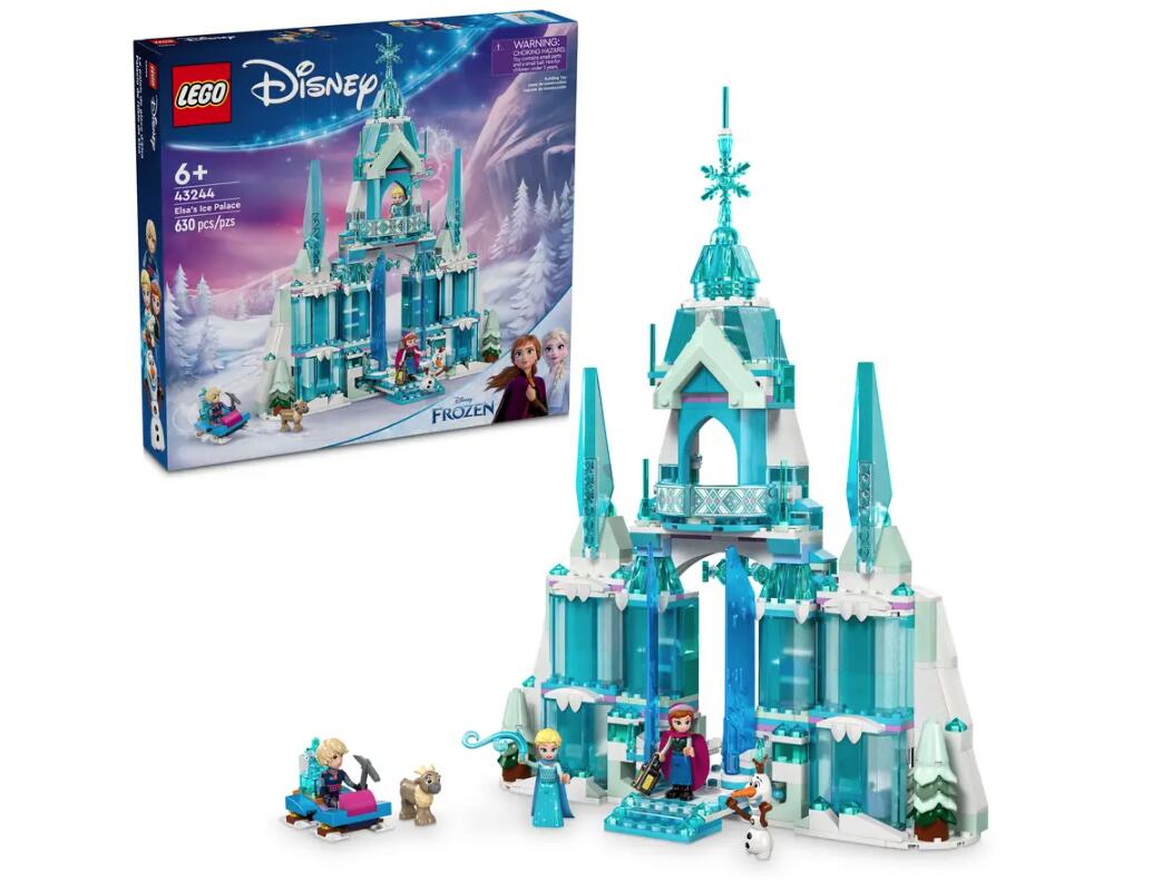 LEGO Bricks Disney Princess 43244 Elsas Ice Palace LEGO konstruktors