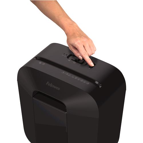 Fellowes Powershred LX25 paper shredder Particle-cut shredding Black papīra smalcinātājs