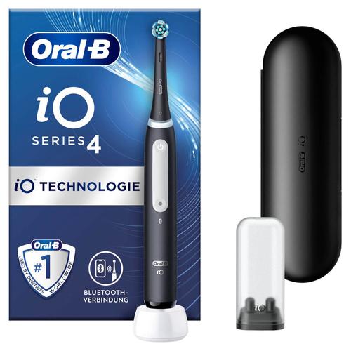 Braun Oral-B iO Series 4, Electric Toothbrush (matt black) mutes higiēnai