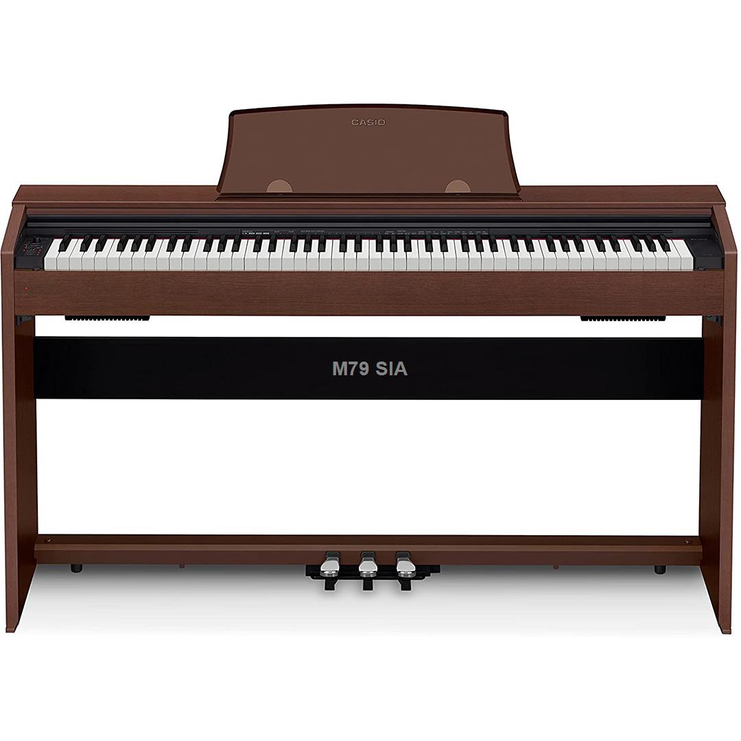 Casio Privia, bruna - Digitalas klavieres PX-770BNC7 (4971850362319) datoru skaļruņi