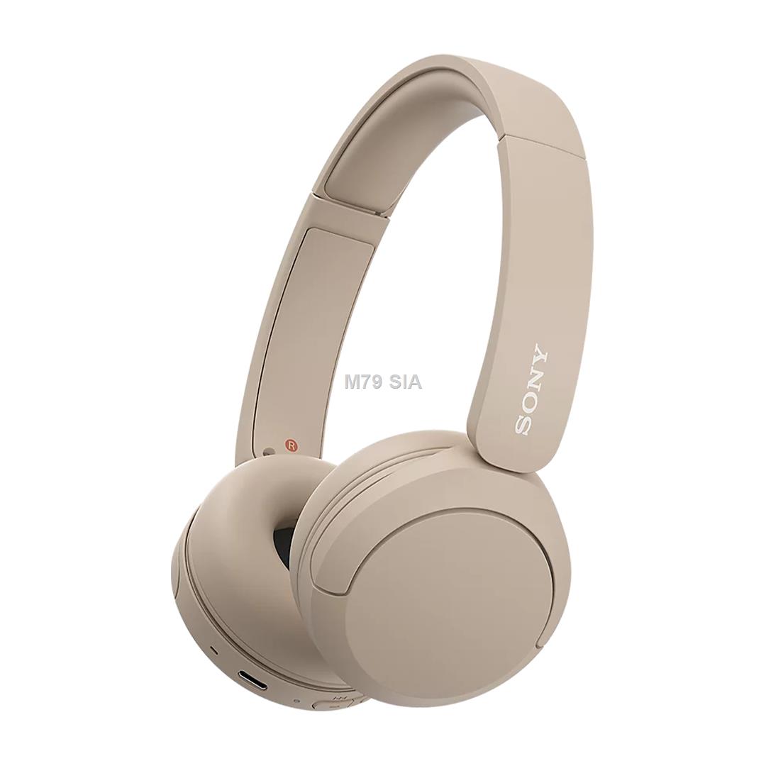 SONY WH-CH520C beige Wireless Headphones austiņas