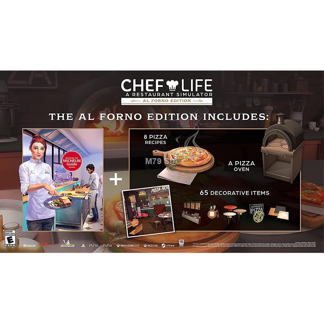 Chef Life: A Restaurant Simulator Al Forno Edition, Xbox One / Xbox Series X - Spele 3665962014846 (3665962014846) Navigācijas iekārta