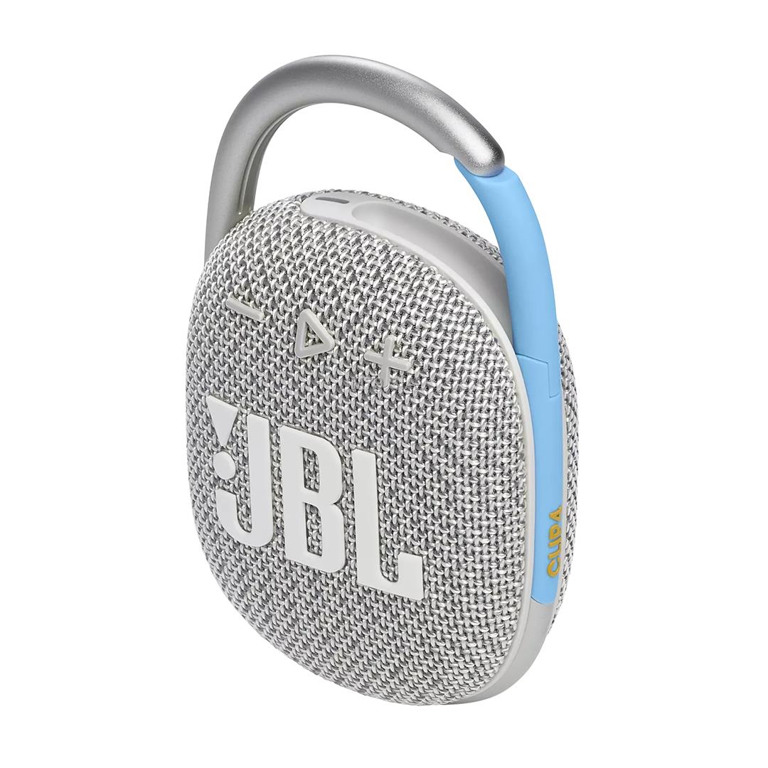 JBL Clip 4 Eco, balta - Portativais bezvadu skalrunis mūzikas centrs
