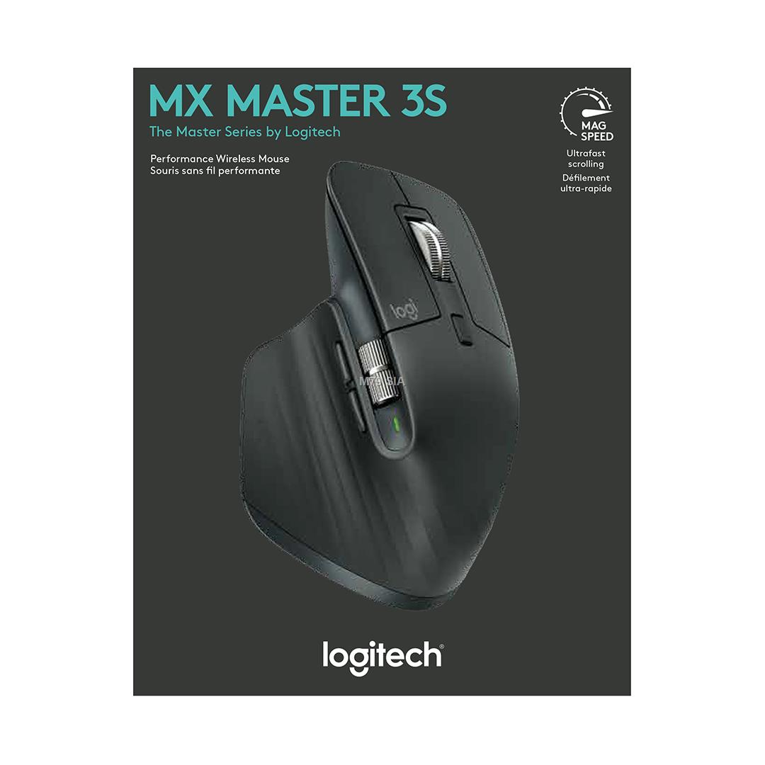 Logitech Wireless Mouse MX Master 3S graphite Datora pele