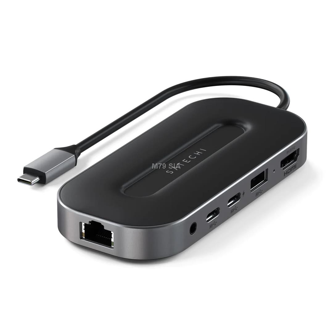  Satechi USB-C Multiport USB4 + 2.5G Ethernet LED Televizors