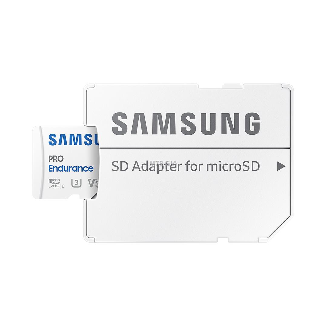 Samsung PRO Endurance MB-MJ128KA/EU 128 GB, MicroSD Memory Card, Flash memory class U3, V30, Class 10, SD adapter atmiņas karte