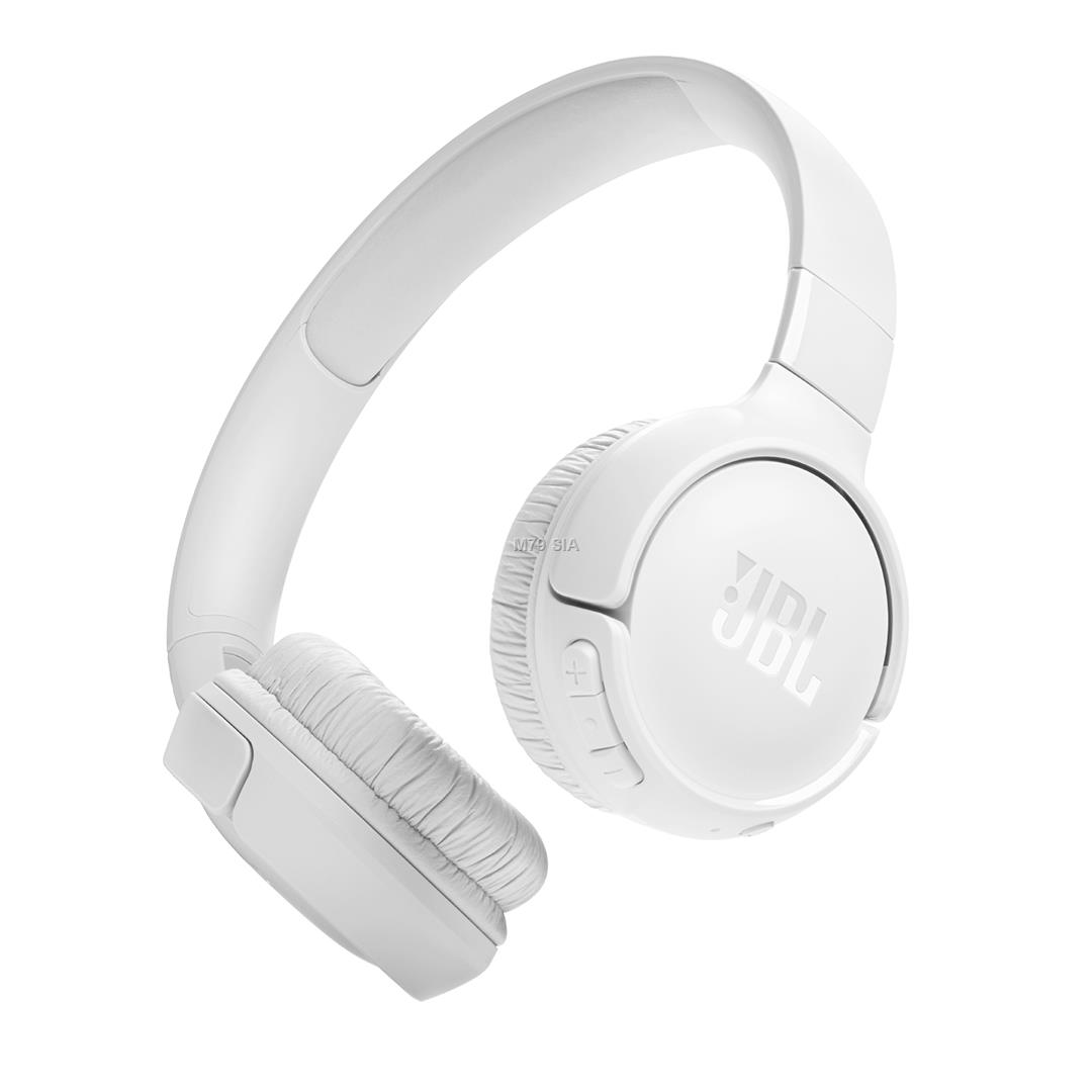 JBL Tune 520BT Bluetooth Wireless On-Ear Headphones White austiņas