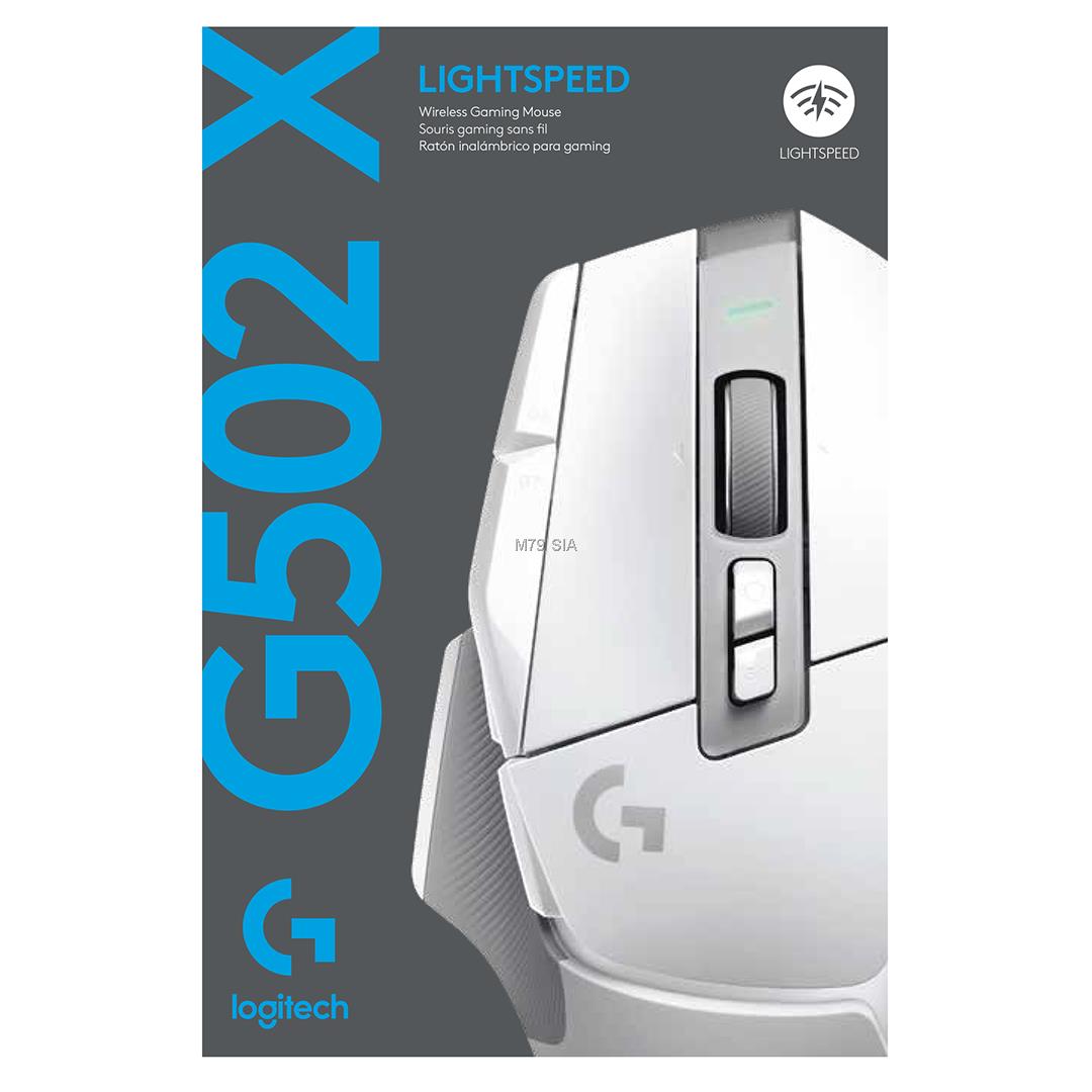 LOGI G502 X LIGHTSPEED - WHITE/CORE EER2 klaviatūra