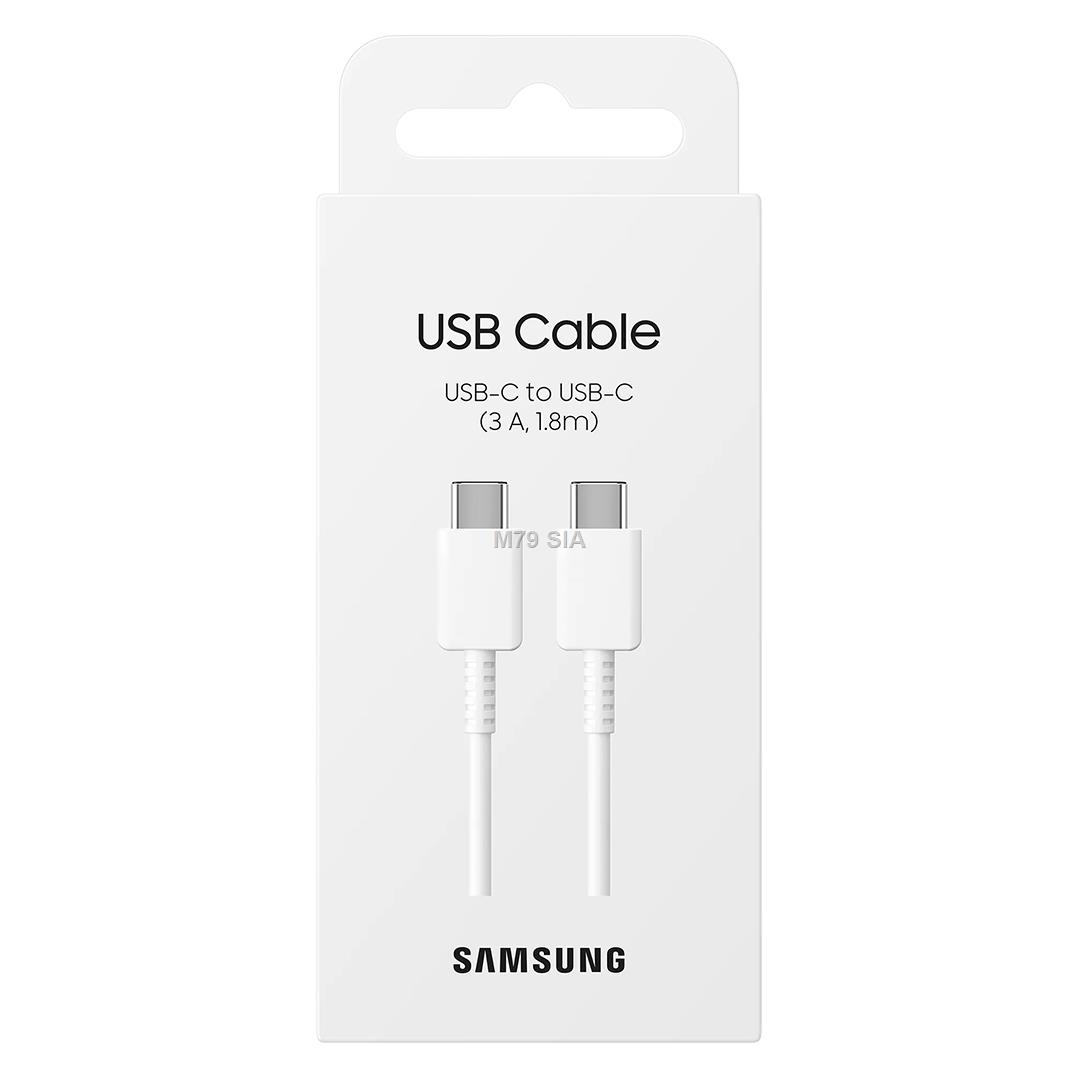 Samsung Galaxy Cable USB Type C to USB-C 1.8m White USB kabelis