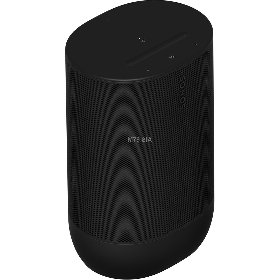 Sonos Move 2, black pārnēsājamais skaļrunis