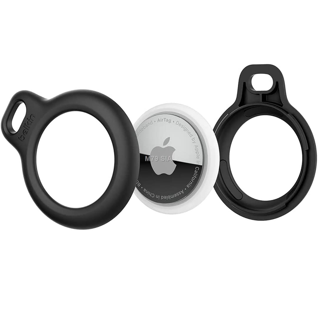 Belkin Key Ring for Apple AirTag, black F8W973btBLK soma foto, video aksesuāriem