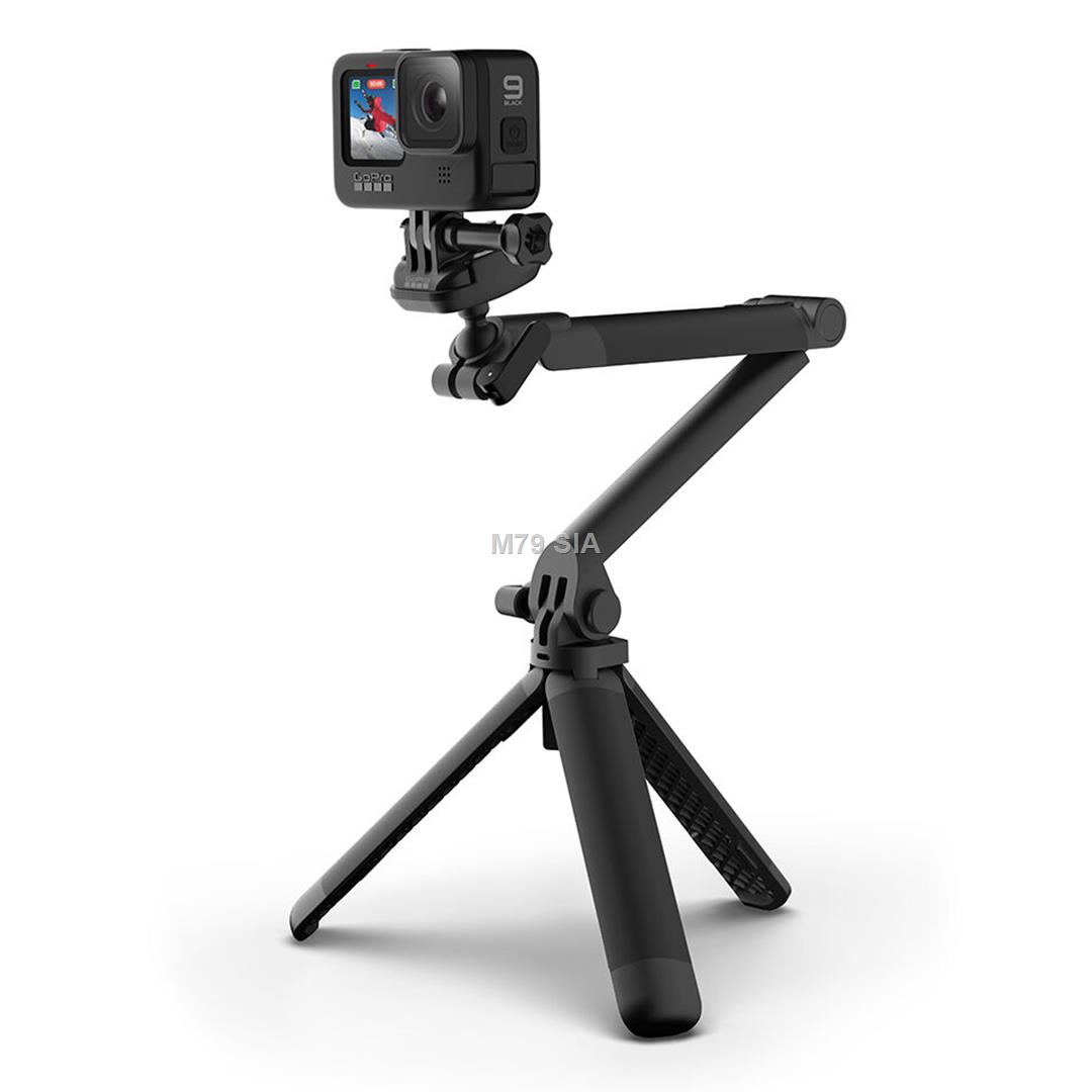 GoPro  3-Way Grip 2.0 Black aksesuāri sporta action kamerām