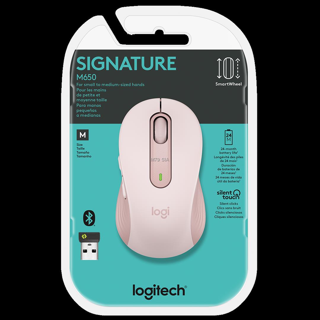 Logitech Signature M650 M Mouse Rose Datora pele