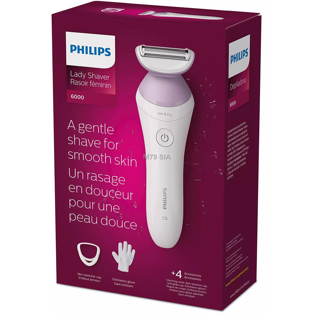 Philips BRL136/00 Lady Shaver Series 6000 Cordles shaver with Wet and Dry use