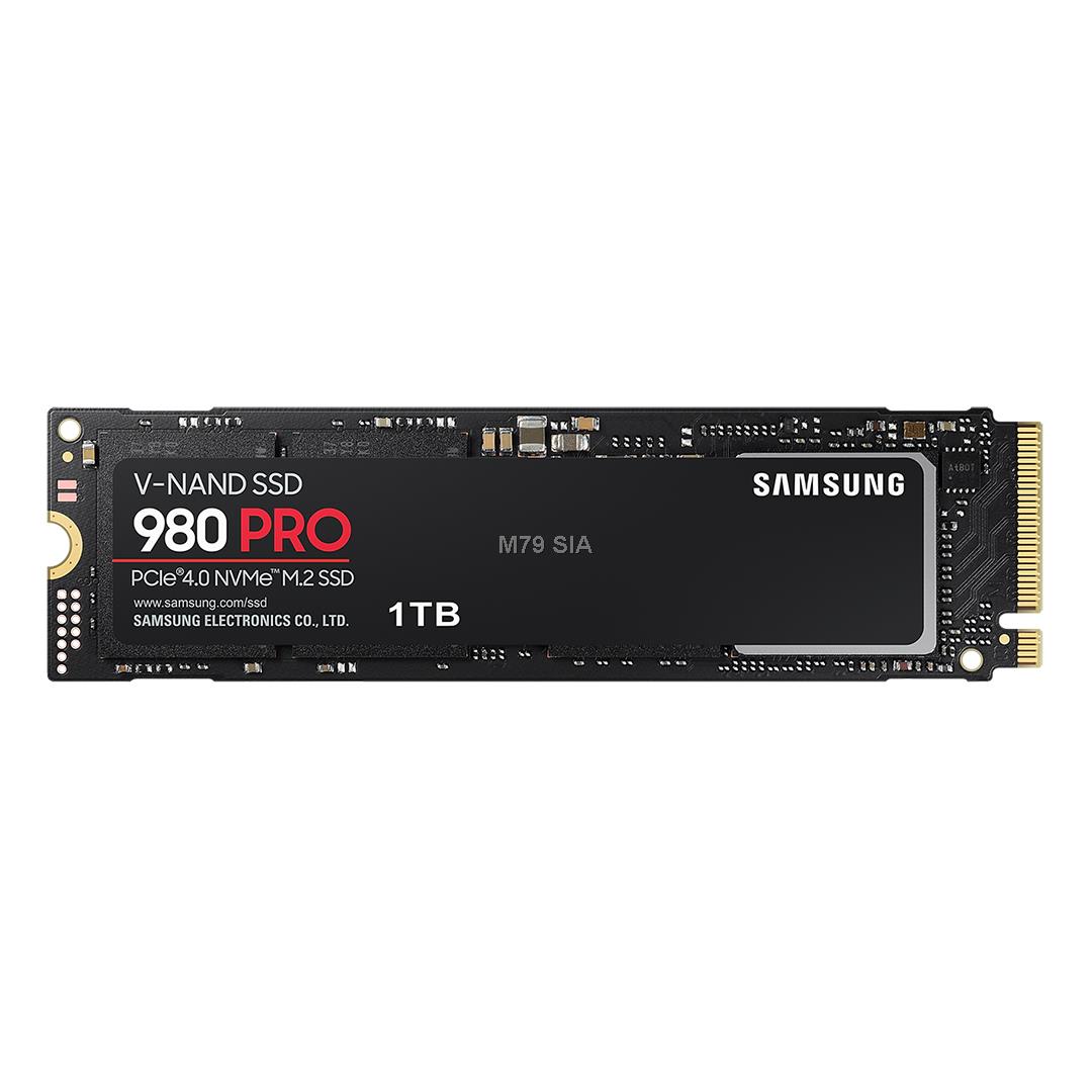 Samsung 980 PRO 1 TB M.2 2280 PCI-E x4 Gen4 NVMe (MZ-V8P1T0BW) SSD disks
