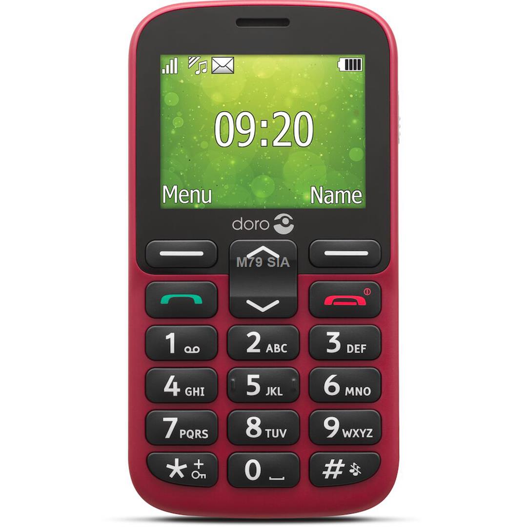 Doro 1380 Dual SIM Red Mobilais Telefons