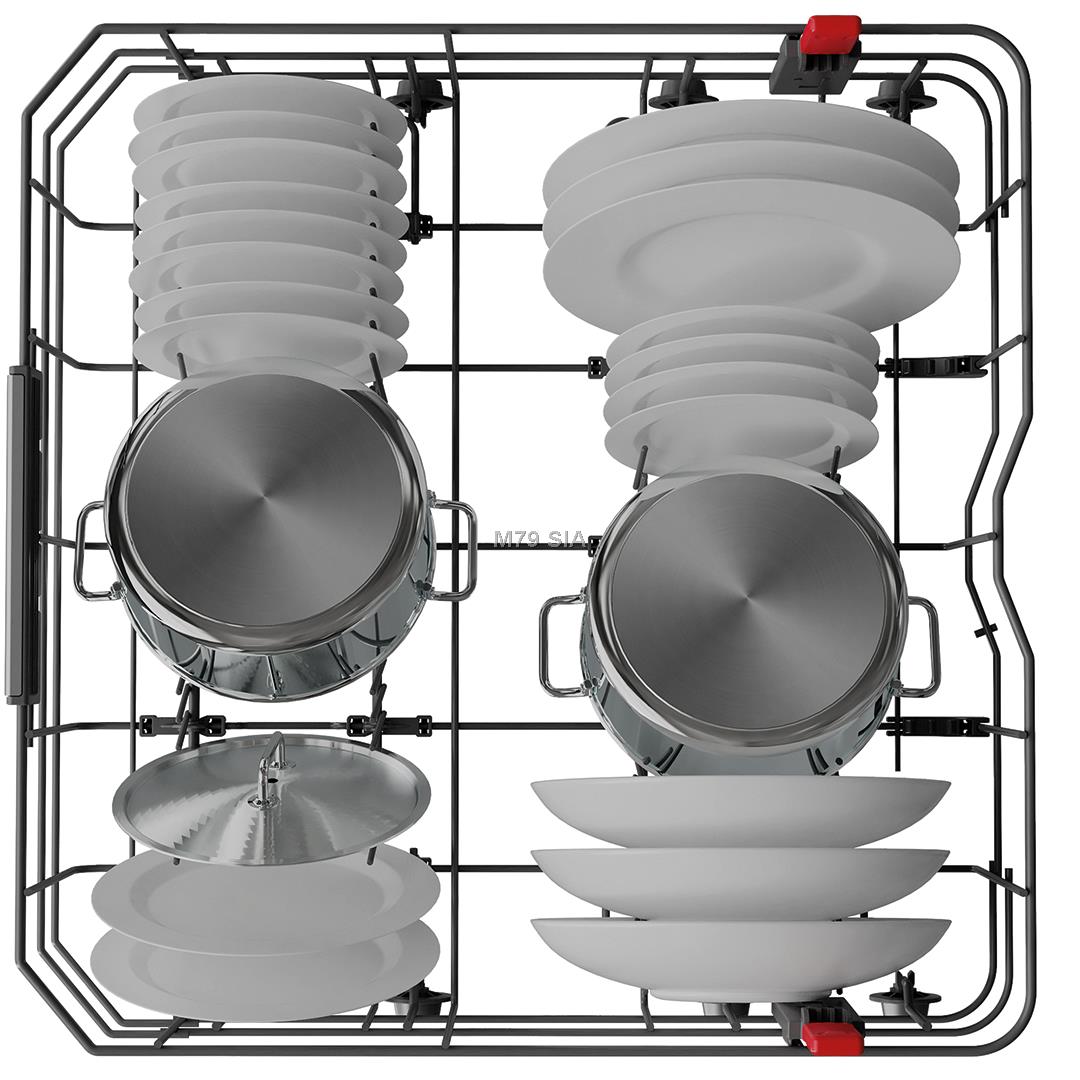 Whirlpool WIP4O33PLES (14 komplektiem) Iebūvējamā Trauku mazgājamā mašīna