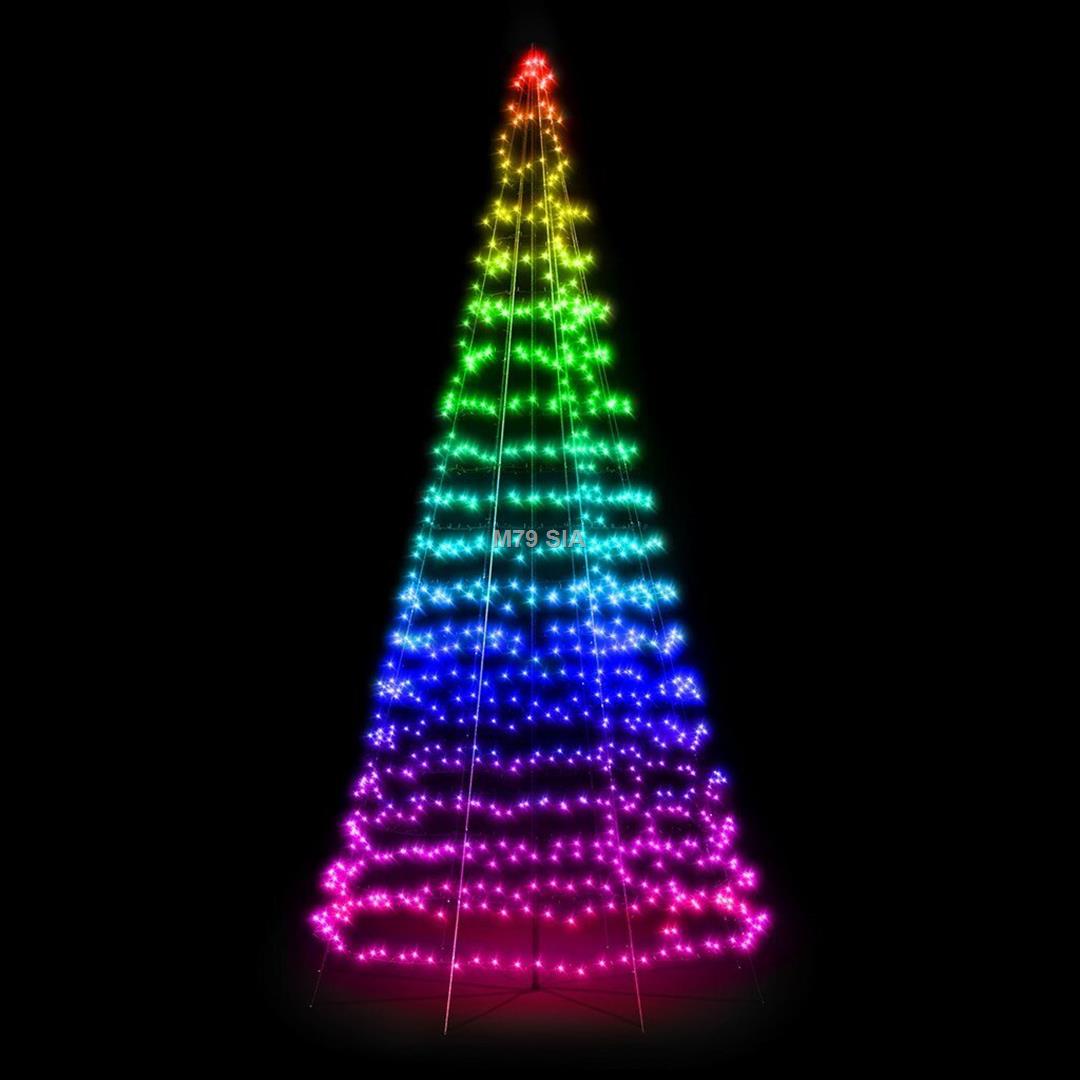 TWINKLY Light Tree 300 Special Edition (TWP300SPP-BEU) Decorative LED Christmas tree 300 LED RGB+W 2 m Ziemassvētku lampiņas