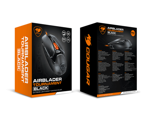 COUGAR Gaming AirBlader Tournament mouse Right-hand USB Type-A Optical 20000 DPI 4710483774379 Datora pele