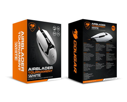 COUGAR Gaming AirBlader Tournament mouse Right-hand USB Type-A Optical 20000 DPI 4710483774362 Datora pele