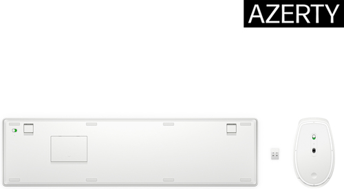 HP 650 Wireless Mouse Keyboard Combo - White - US ENG klaviatūra