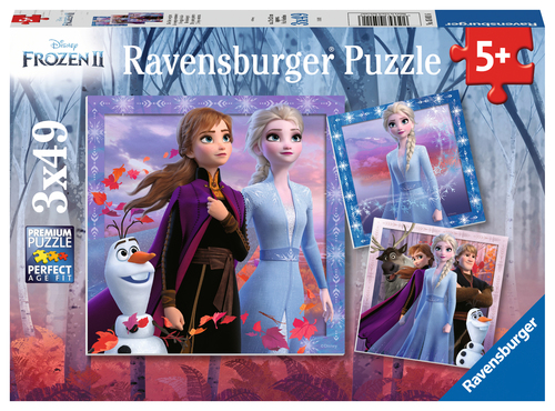 Ravensburger Frozen  Art.R05011 Puzle,3x49 gab puzle, puzzle