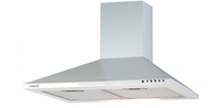 CATA Hood V-600 WH, Chimney, Energy efficiency class C, Width 60 cm, 420 m/h, Mechanical control, LED, White Tvaika nosūcējs