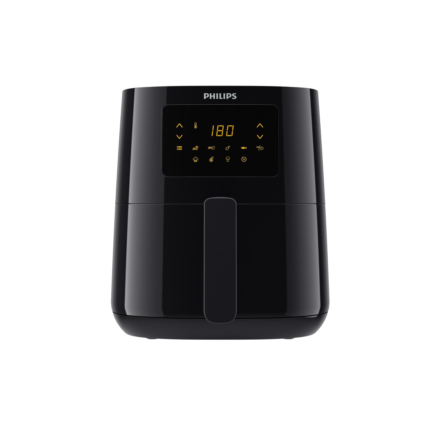 Philips Airfryer HD9252/90 Essential Power 1400 W, Capacity 4.1 L, Rapid Air technology, Black Virtuves kombains