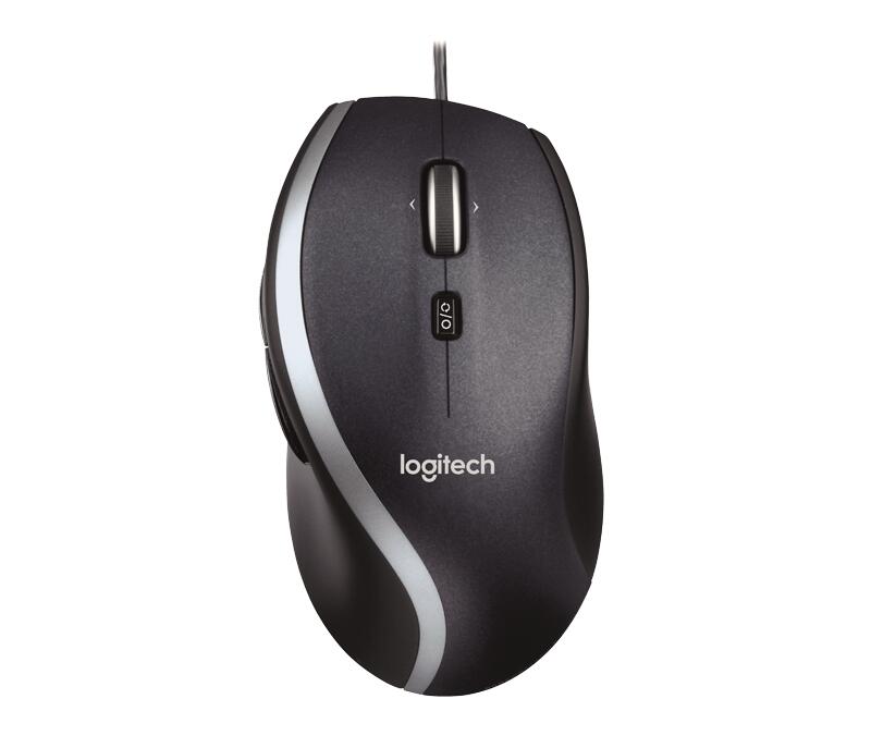 Logitech M500 Corded Laser Mouse Black Datora pele