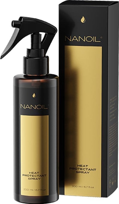 Nanoil Nanoil Heat Protectant Spray Termoochronny Spray Do Wlosow 200 ml S0598947 (5905669547321)