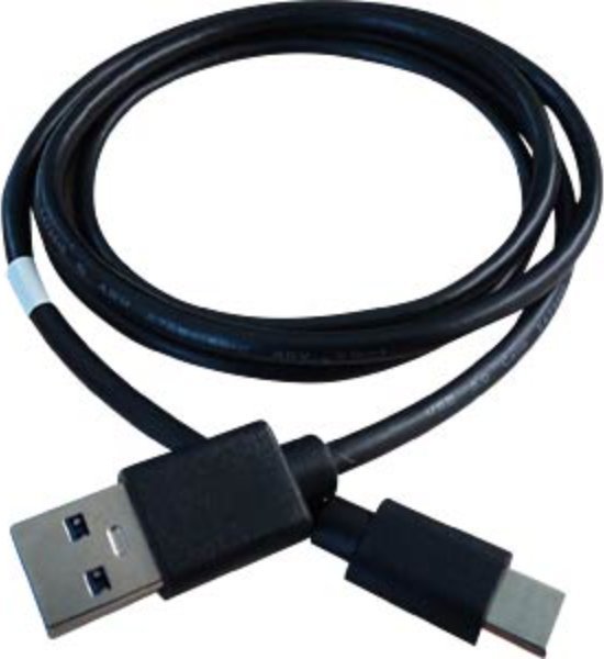 Kabel USB Nanoxia USB-A - USB-C 1 m Czarny (AP-344350) AP-344350 (4260285299698) USB kabelis