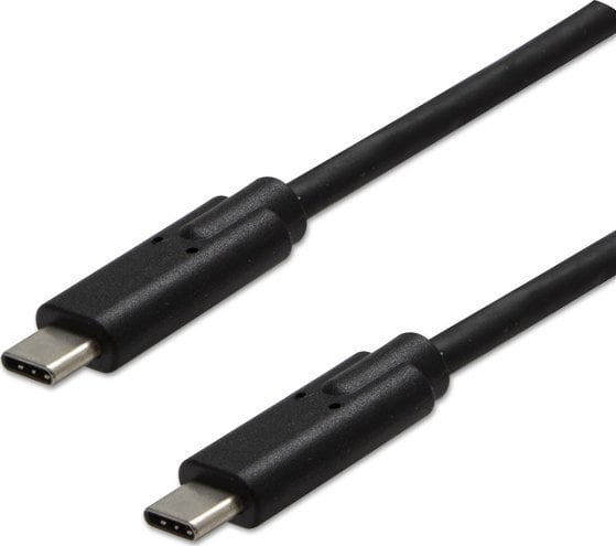Kabel USB Neutralle USB-C - USB-C 1 m Czarny 10158123 (8590274721487) USB kabelis