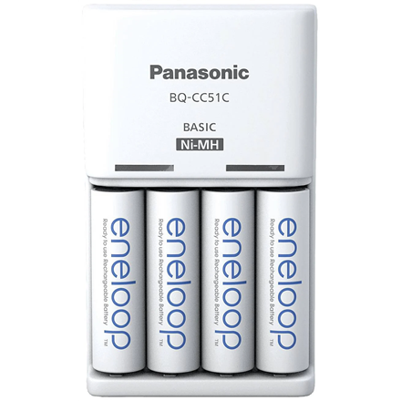 Panasonic Eneloop Basic Charger BQ-CC51 inkl. 4xAA  K-KJ51MCD40E
