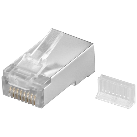 goobay RJ45 plug ekranowana tīkla kabelis