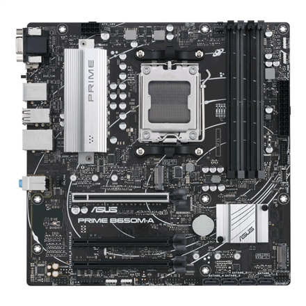 ASUS PRIME B650M-A AM5 mATX MB pamatplate, mātesplate