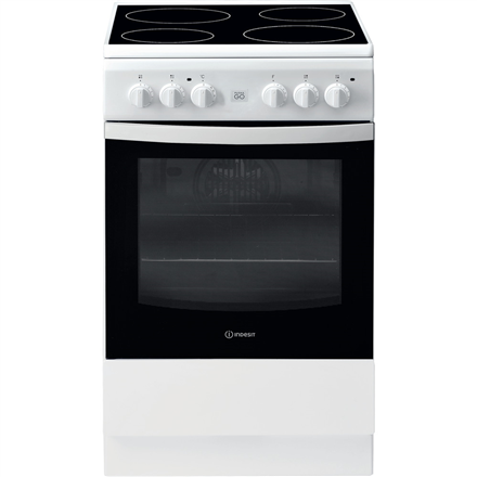 INDESIT Cooker IS5V8GMW/E	 Hob type Vitroceramic, Oven type Electric, White, Width 50 cm, Grilling, 57 L, Depth 60 cm Plīts