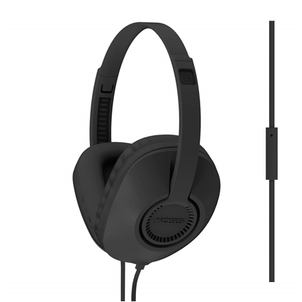 Koss | UR23iK | Headphones | Wired | On-Ear | Microphone | Black 195083 (021299189276) austiņas