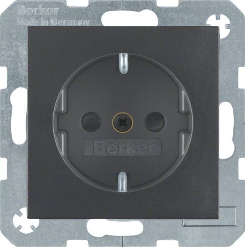 Berker Schuko Socket Anth/Matt 47231606 B.1, B.3, B.7 (47231606)