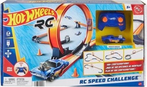 Hot Wheels HXX45 R/C Rotaļu Mašina + Trase  1:64