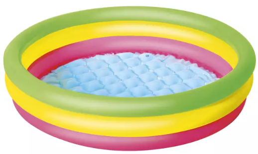 Bestway Inflatable pool Three colours 102 x 25 cm 51104 Baseins